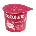 Cocojune Organic Greek Style Raspberry Protein Cultured Coconut Yogurt, 5 Ounce -- 12 per case