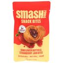 Smash Foods Sunflower Butter and Strawberry Jam Snack Bites, 1.8 Ounce -- 8 per case