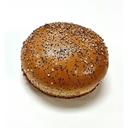 Bread Man Baking 4 inch Sliced Sesame Poppy Burger Bun, 72 count