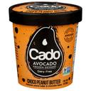 Cado Chocolate Peanut Butter Avocado Dessert, 1 Pint -- 8 per case