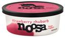 Noosa Strawberry Rhubarb Yoghurt, 8 Ounce -- 12 per case.