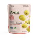 Poshi Snacks Chili and Oregano Pitted Green Olives, 1.1 Ounce -- 10 per case