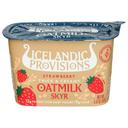 Icelandic Provisions Strawberry Thick and Creamy Oatmilk Skyr, 5 Ounce -- 12 per case