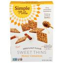 Simple Mills Honey Cinnamon Seed and Nut Flour Sweet Thins, 4.25 Ounce -- 6 per case