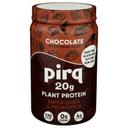 Pirq Chocolate 20g Plant Protein Powder Plus Superfoods and Probiotics, 1.17 Pound