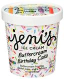 Jenis Buttercream Birthday Cake Ice Cream, 16 Fluid Ounce -- 8 per case