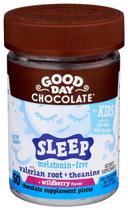 Good Day Melatonin Free Wildberry Flavor Milk Chocolate Sleep Supplement for Kids, 50 count