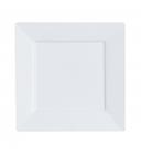 Arcoroc Square Up Extra Strong Porcelain Brunch Salad Plate, 9 inch -- 12 per case.