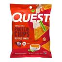 Quest Nutrition Buffalo Ranch Tortilla Style Protein Chips, 1.1 Ounce -- 8 per case