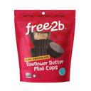 Free2b Dark Chocolate Sunflower Butter Mini Cups, 4.2 Ounce -- 6 per case
