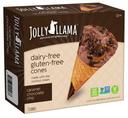 Jolly Llama Caramel Chocolate Chip Cone, 3 count -- 8 per case
