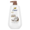 Dove Restore Coconut and Cocoa Butter Body Wash with Pump, 30.6 Ounce -- 3 per case