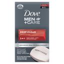 Dove Men Plus Care Deep Clean 3 in 1 Hand and Body and Face Exfoliation Bar, 22.5 Ounce -- 12 per case