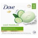Dove Cool Moisture Cucumber and Green Tea Scent Beauty Bar Soap, 45 Ounce -- 6 per case