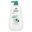 Dove Invigorate Aloe and Eucalyptus Body Wash with Pump, 30.6 Ounce -- 3 per case