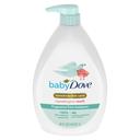 Baby Dove Sensitive Skin Care Hypoallergenic Fragrance Free Moisture Baby Wash, 34 Ounce -- 3 per case