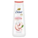 Dove Rebalance White Peach and Rice Milk Body Wash, 20 Ounce -- 4 per case