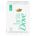 Dove Acne Clear Beauty Bar, 7.5 Ounce -- 24 per case