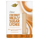 Dove Coconut Milk and Sugar Lychee Smooth Revitalizer Plant Milk Cleansing Bar Soap, 5 Ounce -- 72 per case