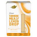 Dove Turmeric Milk and Lemon Drop Radiance Amplifier Plant Milk Cleansing Bar Soap, 5 Ounce -- 72 per case