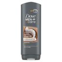 Dove Men Plus Care Hydrating Coconut Plus Citrus Body and Face Wash, 18 Ounce -- 4 per case