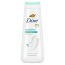 Dove Sensitive Skin Unscented Nourishing Body Wash, 20 Ounce -- 4 per case