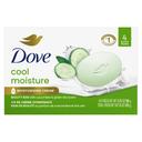 Dove Go Fresh Cool Moisture Cucumber and Green Tea Scent Beauty Bar Soap, 15 Ounce -- 18 per case