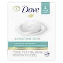 Dove Sensitive Skin Beauty Bar Soap, 4.25 Ounce - 2 per pack -- 24 packs per case.