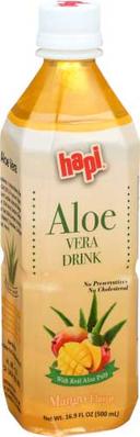 Hapi Aloe Vera Mango Drink, 16.9 Fluid Ounce -- 20 per case