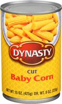 Dynasty Cut Baby Corn, 15 Ounce -- 12 per case