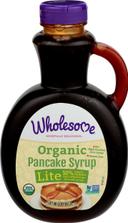 Wholesome Organic Lite Pancake Syrup, 20 Ounce -- 6 per case