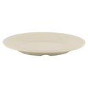 GET Enterprises inc Diamond Ivory Melamine Round Wide Rim Plate, 5.5 inch -- 48 per case.