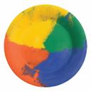 GET Enterprises inc Diamond Celebration Melamine Round Wide Rim Plate, 9 inch -- 24 per case.