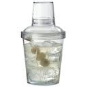 GET Enterprises inc Styrene Acrylonitrile Clear 3 Piece Shaker Set, 20 Ounce -- 24 per case.