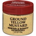 Morton and Bassett Ground Yellow Mustard, 1.2 Ounce -- 3 per case
