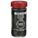 Morton and Bassett Organic Black Sesame Seeds, 2.3 Ounce -- 3 per case