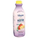 Lifeway Organic Strawberry Banana Cultured Whole Milk Kefir, 32 Fluid Ounce -- 6 per case.