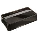 Carlisle 34202403 TrimLine ABS Black Swing Top Lid for 15 and 23 Gallon Rectangle Trash Can, 20.19 x 11.56 x 4.50 inch