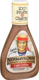 Newmans Own Light Italian Dressing, 16 Ounce -- 6 per case