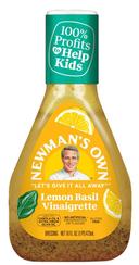 Newmans Own Lemon Basil Vinaigrette Dressing, 16 Ounce -- 6 per case