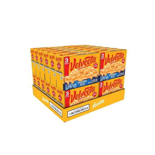 Velveeta Original Pasta Shells and Cheese Sauce Dinner, 2.25 Pound -- 8 per case