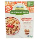 Cascadian Farm Organic Cinnamon Crunch Cereal, 9.2 Ounce -- 10 per case.