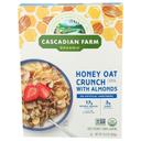 Cascadian Farm Organic Honey Oat Crunch Cereal with Almonds, 14.4 Ounce -- 10 per case
