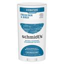 Schmidt's Fresh Rain Plus Birch Deodorant Stick, 2.65 Ounce -- 12 per case