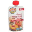 Earths Best Organic Apple Peach Oatmeal Puree, 3.5 Ounce -- 12 per case