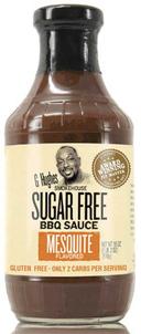 G Hughes Smokehouse Sugar Free Mesquite BBQ Sauce, 18 Ounce -- 6 per case