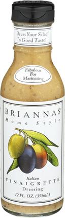 Briannas Italian Vinaigrette Dressing, 12 Ounce -- 6 per case