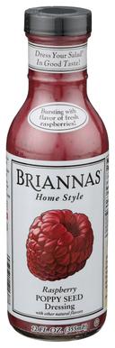Brainnas Raspberry Poppy Seed Dressing, 12 Ounce -- 6 per case