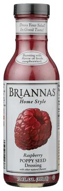 Brainnas Raspberry Poppy Seed Dressing, 12 Ounce -- 6 per case