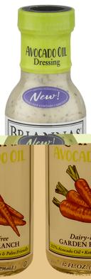 Brainnas Avocado Oil Classic Garden Ranch Dressing, 10 Ounce -- 6 per case